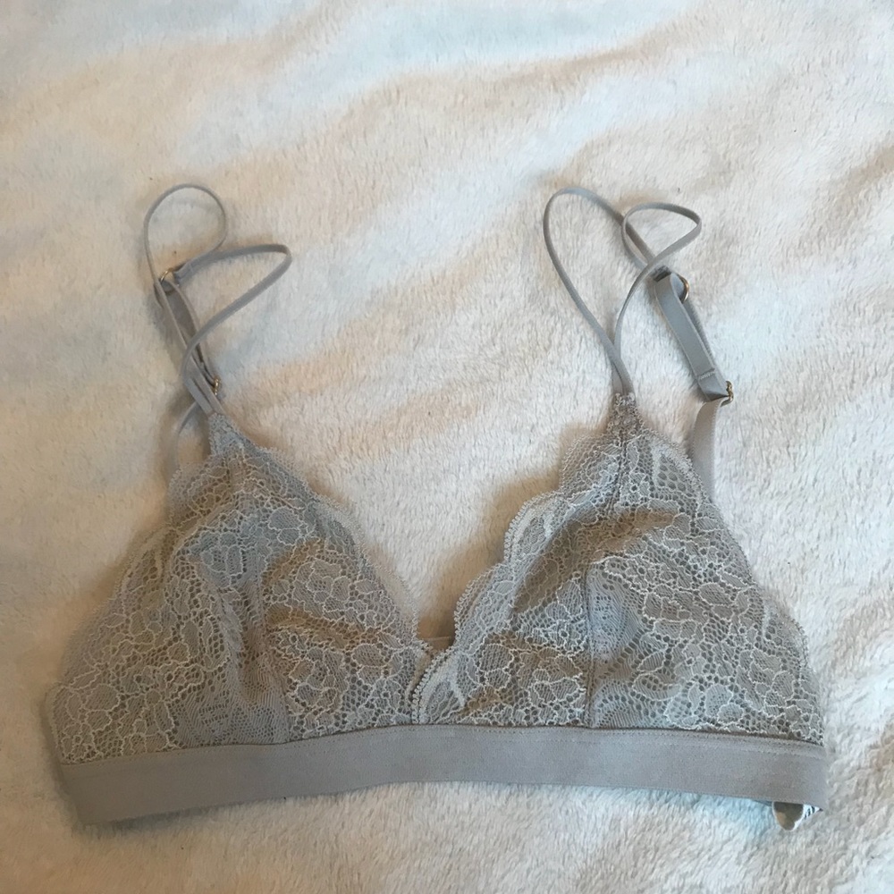 XS  Madewell white bralette